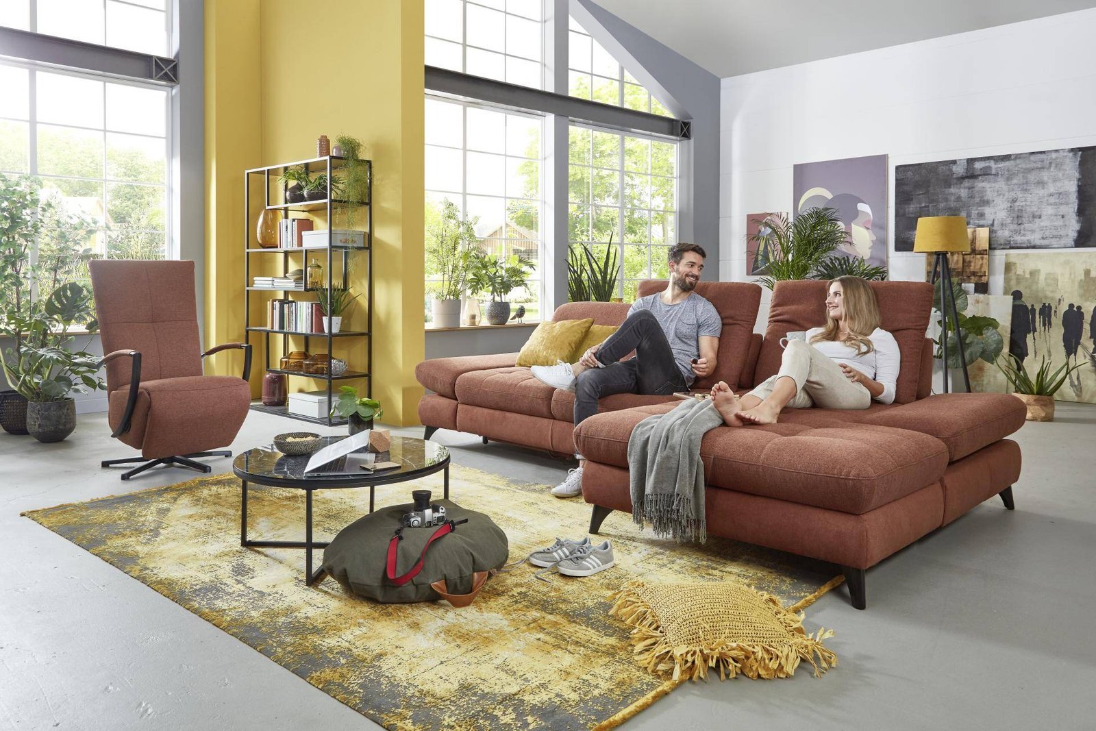 Carolina Typ 7090 78 TV Sessel Typ 1222 Paris kupfer SG 11 Miranda kupfer SG 12 Typ 1 Metall schwarz matt 10181 21 resized