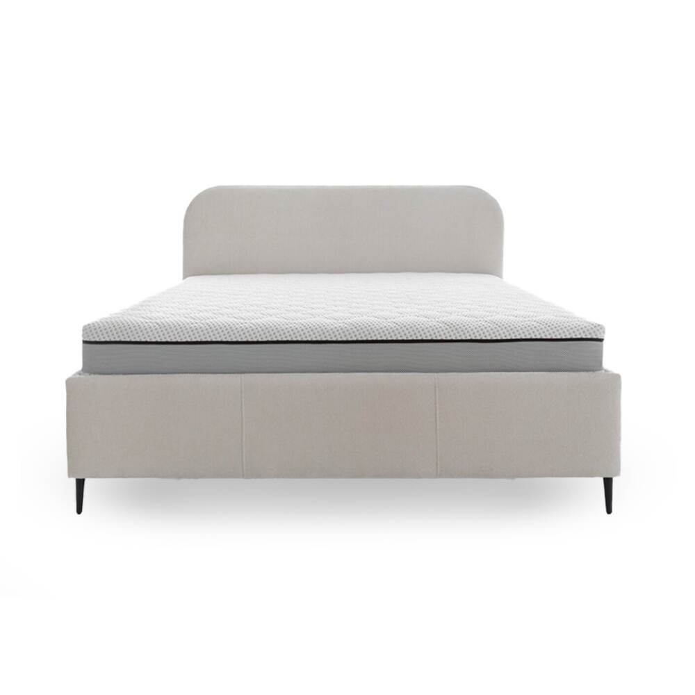 Miegamojo lova Bendi su pasirinktu audiniu ir patalynės dėže Comforteo