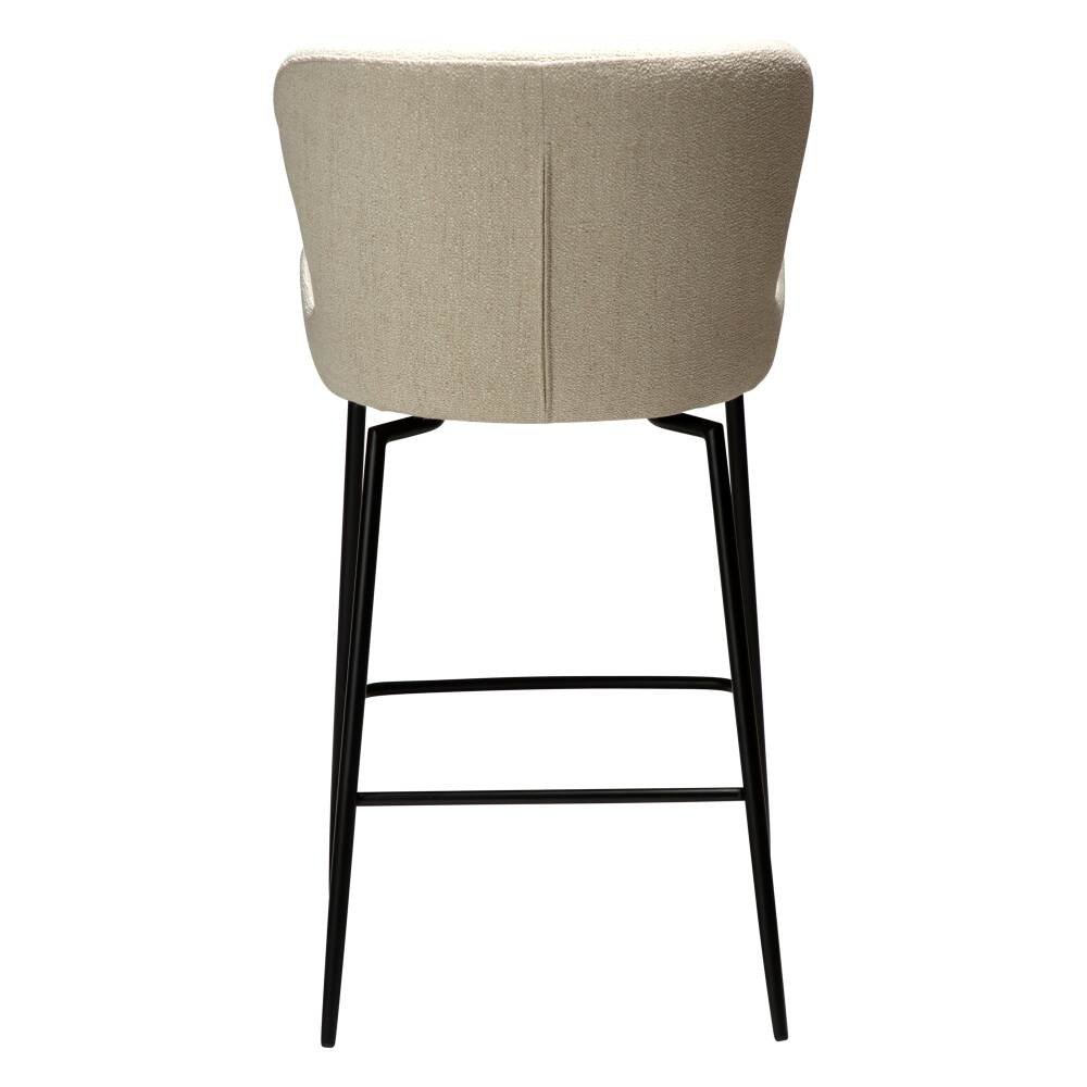 glam counter swivel simply beige boucle w black swivel legs 300308305 04 back