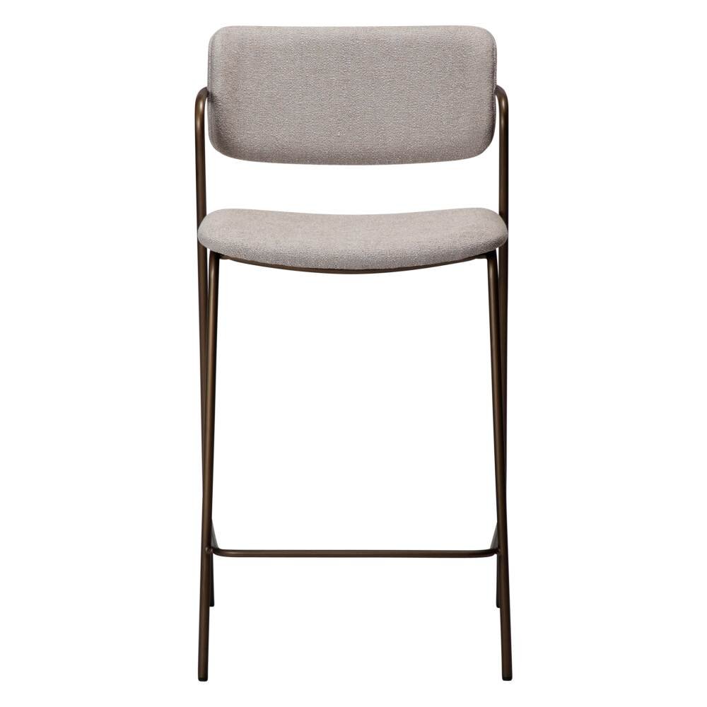 zed counter stool cashmere boucle w antique brass legs 300103117 02 front 1