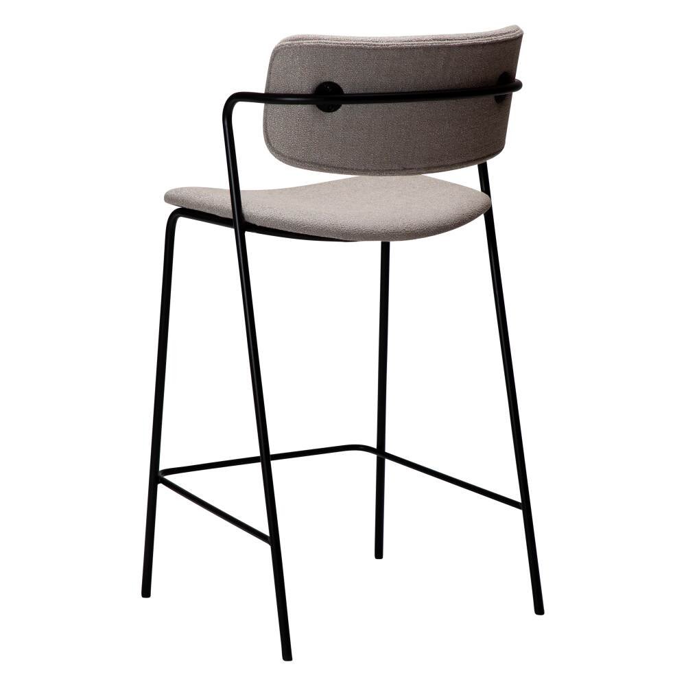 zed counter stool cashmere boucle w black legs 300103116 05 back angle
