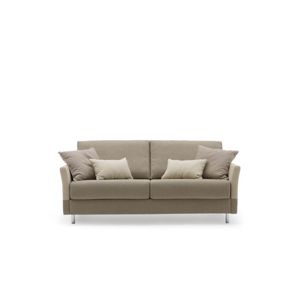 Sofa-lova Maldive – elegantiška sofa su aukštomis kojelėmis ir patogia lova