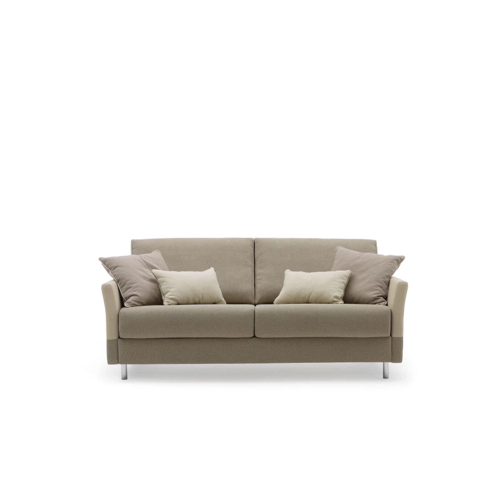 Sofa-lova Maldive – elegantiška sofa su aukštomis kojelėmis ir patogia lova