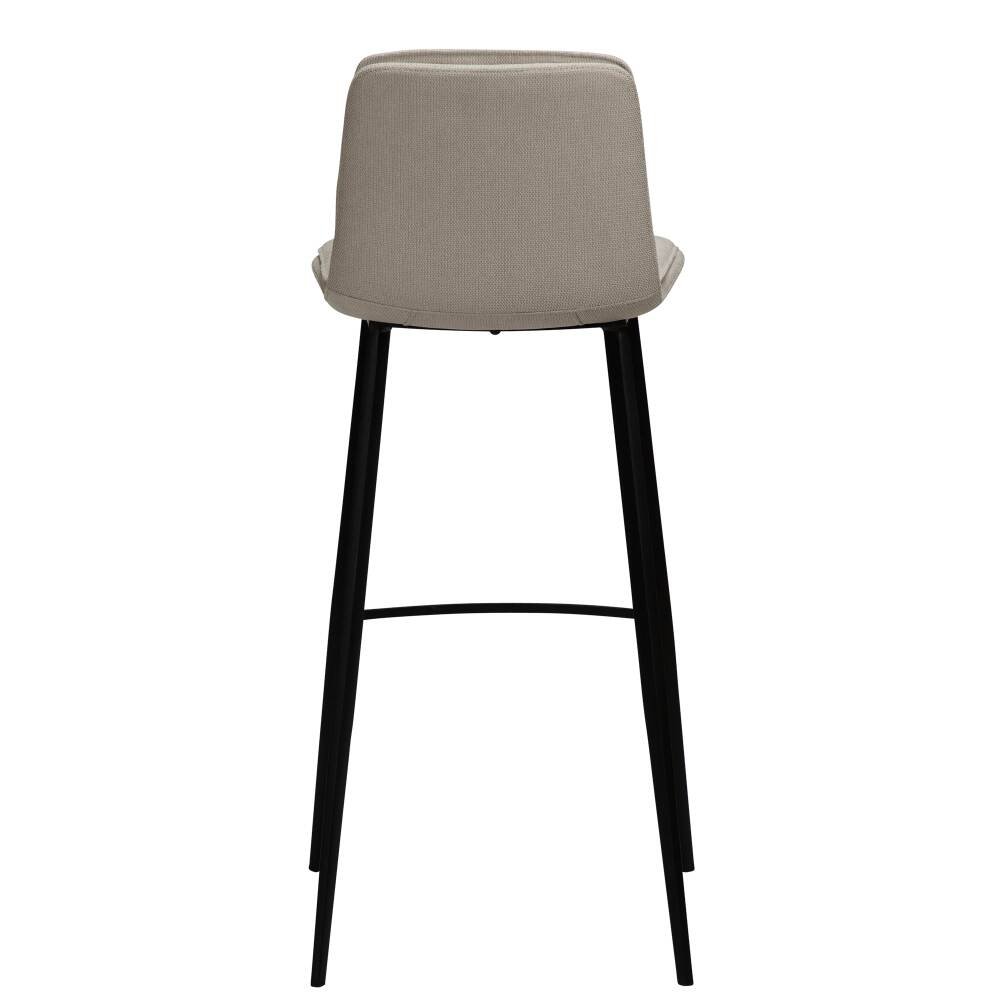 fierce bar stool desert sand fabric with black metal legs 200650150 04 back