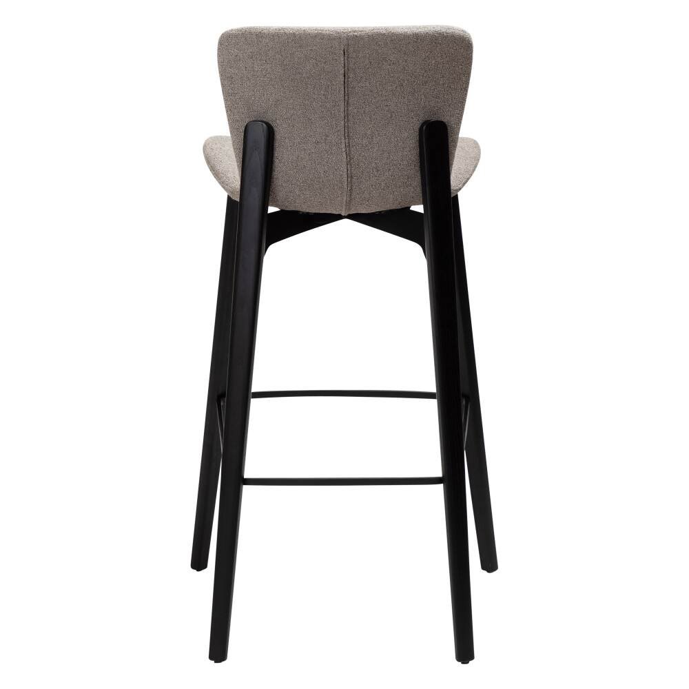 paragon bar stool pebble earth boucle fabric with black stained ash legs 200201106 04 back