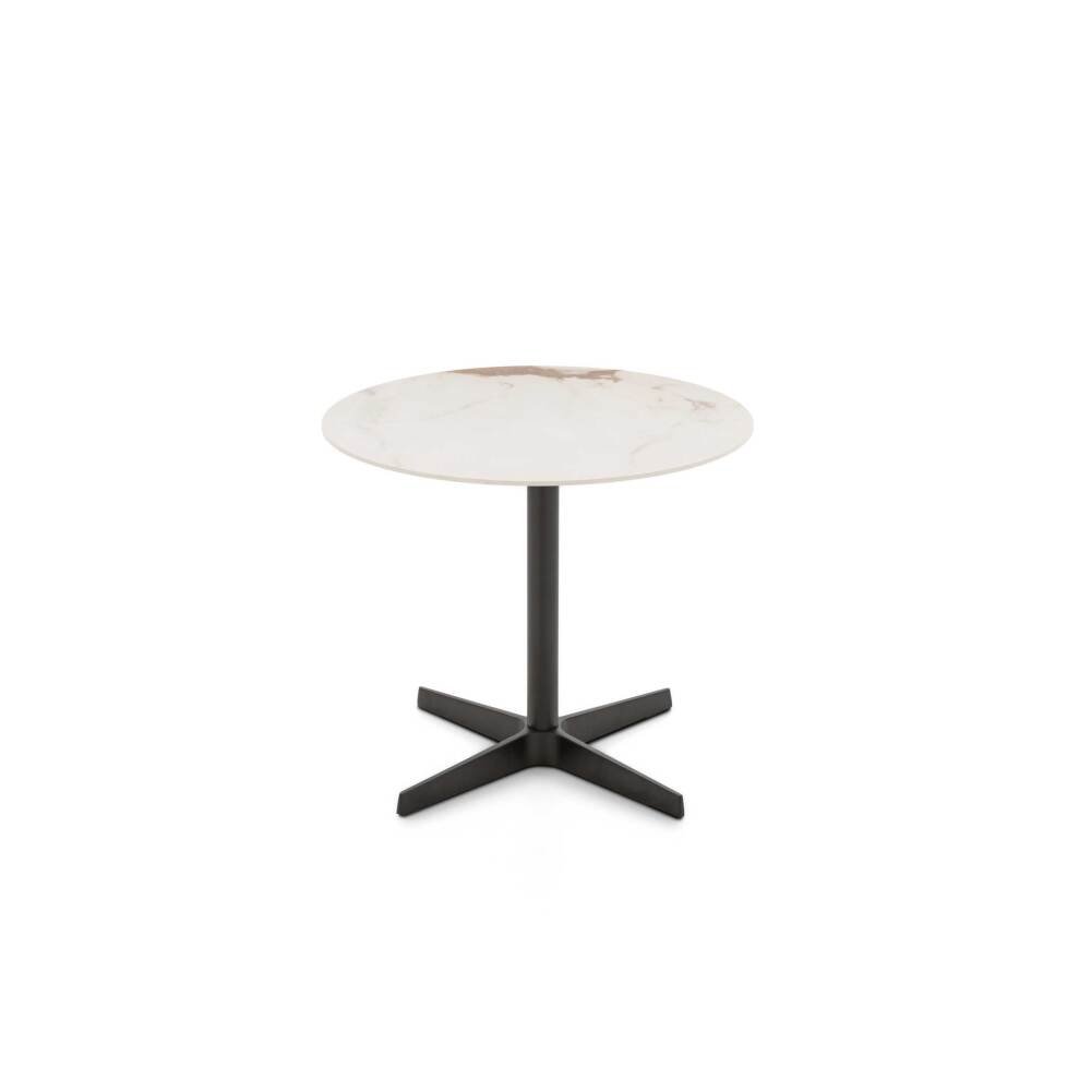 Tweet stalas – apvalus stalas su metaline konstrukcija