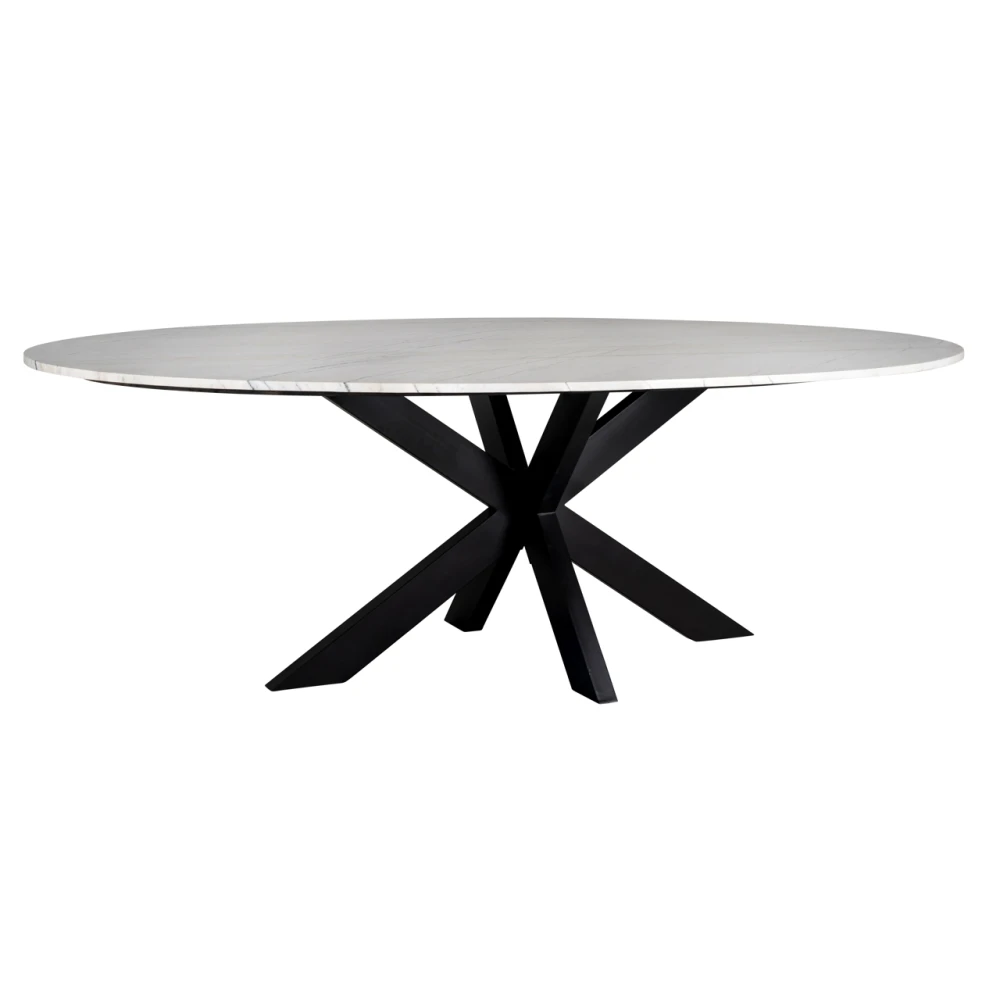 Dining table Lexington white oval 230
