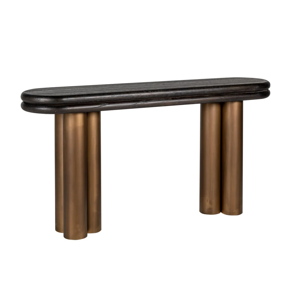Console Macaron black rustic