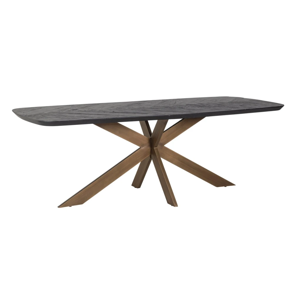 Dining table Hayley dark coffee 230