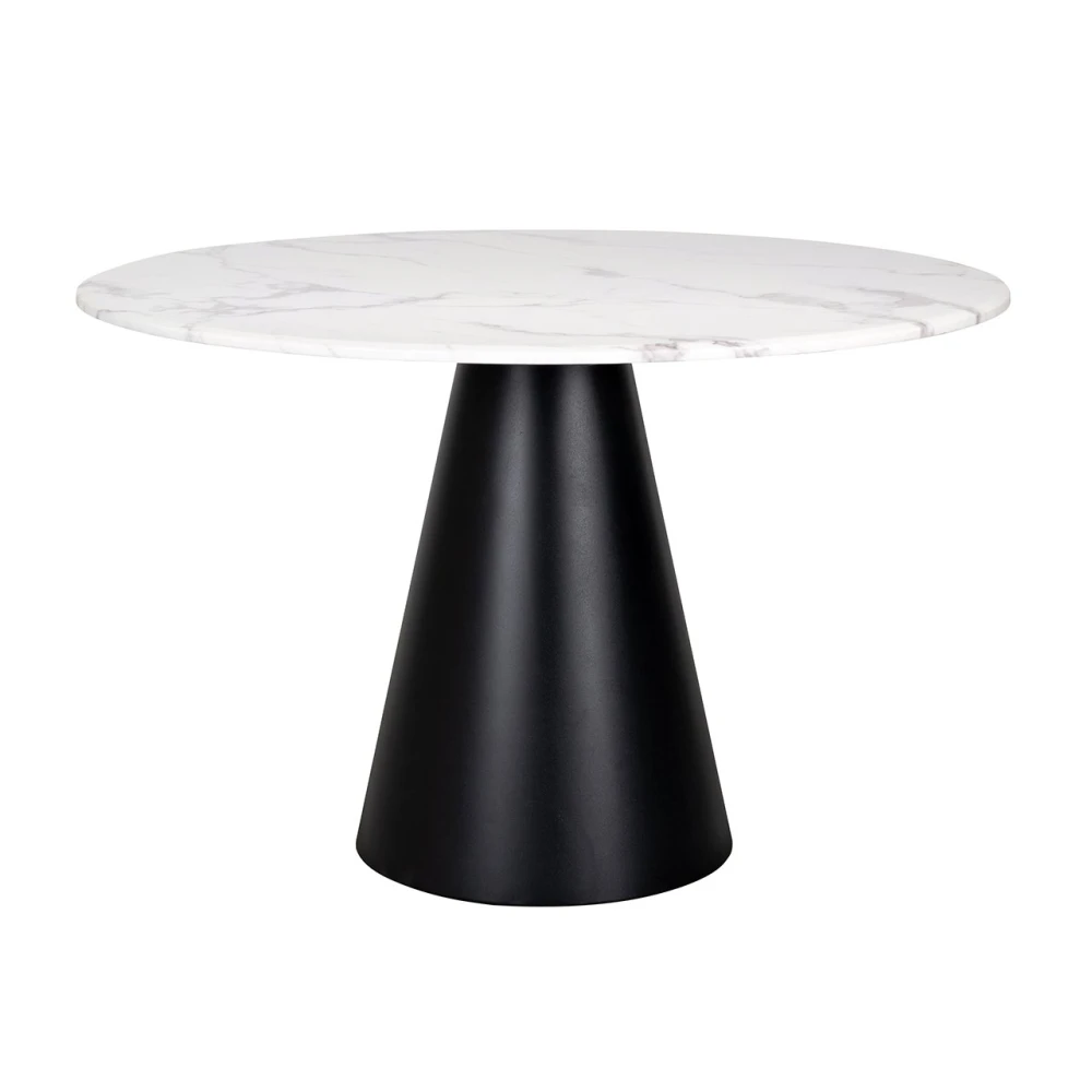 Dining table Degas white 120Ø