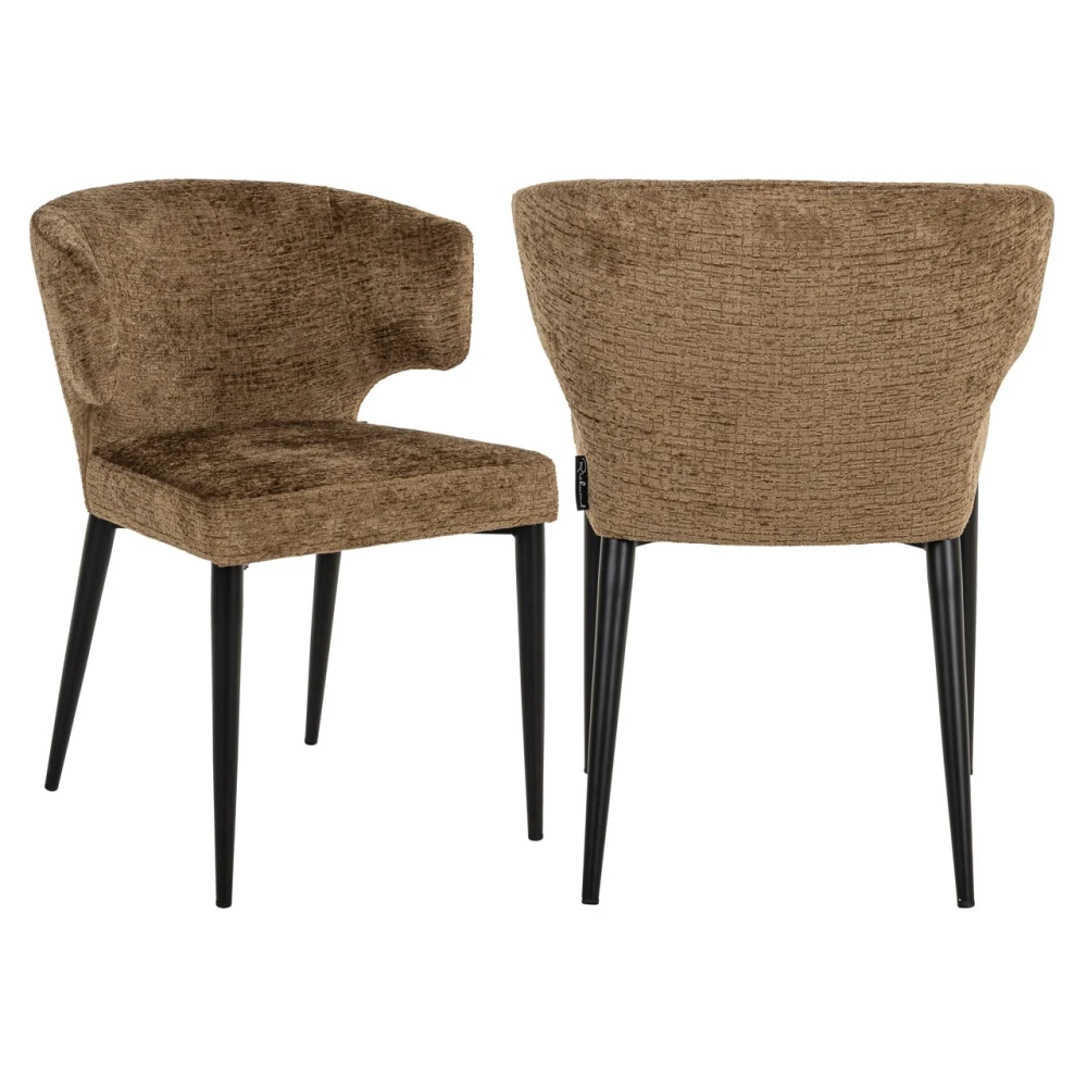 Dining chair Taylor brandy fusion fire retardant